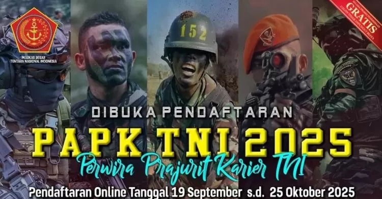 Pendaftaran PA PK TNI Sudah Resmi Dibuka.
