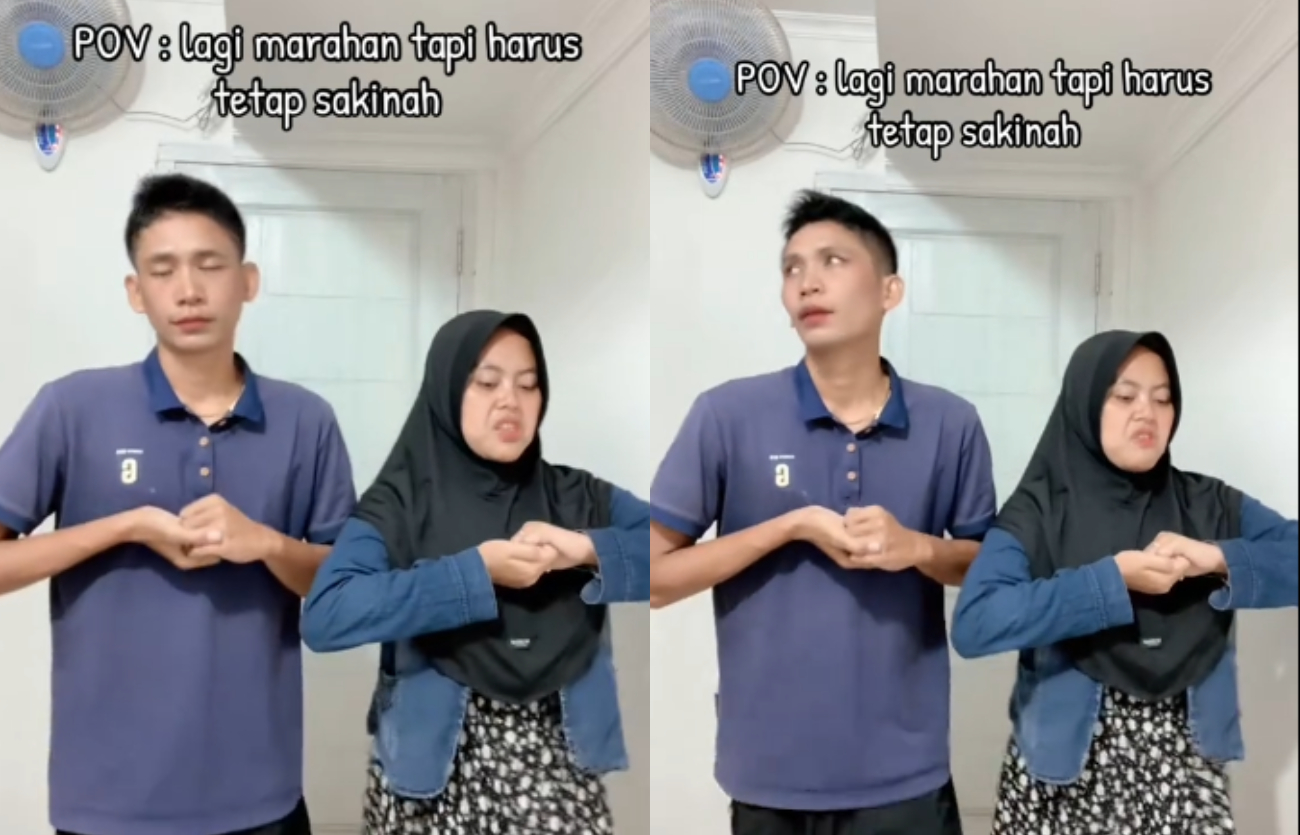 Tren Tepuk Sakinah yang tengah viral di TikTok.