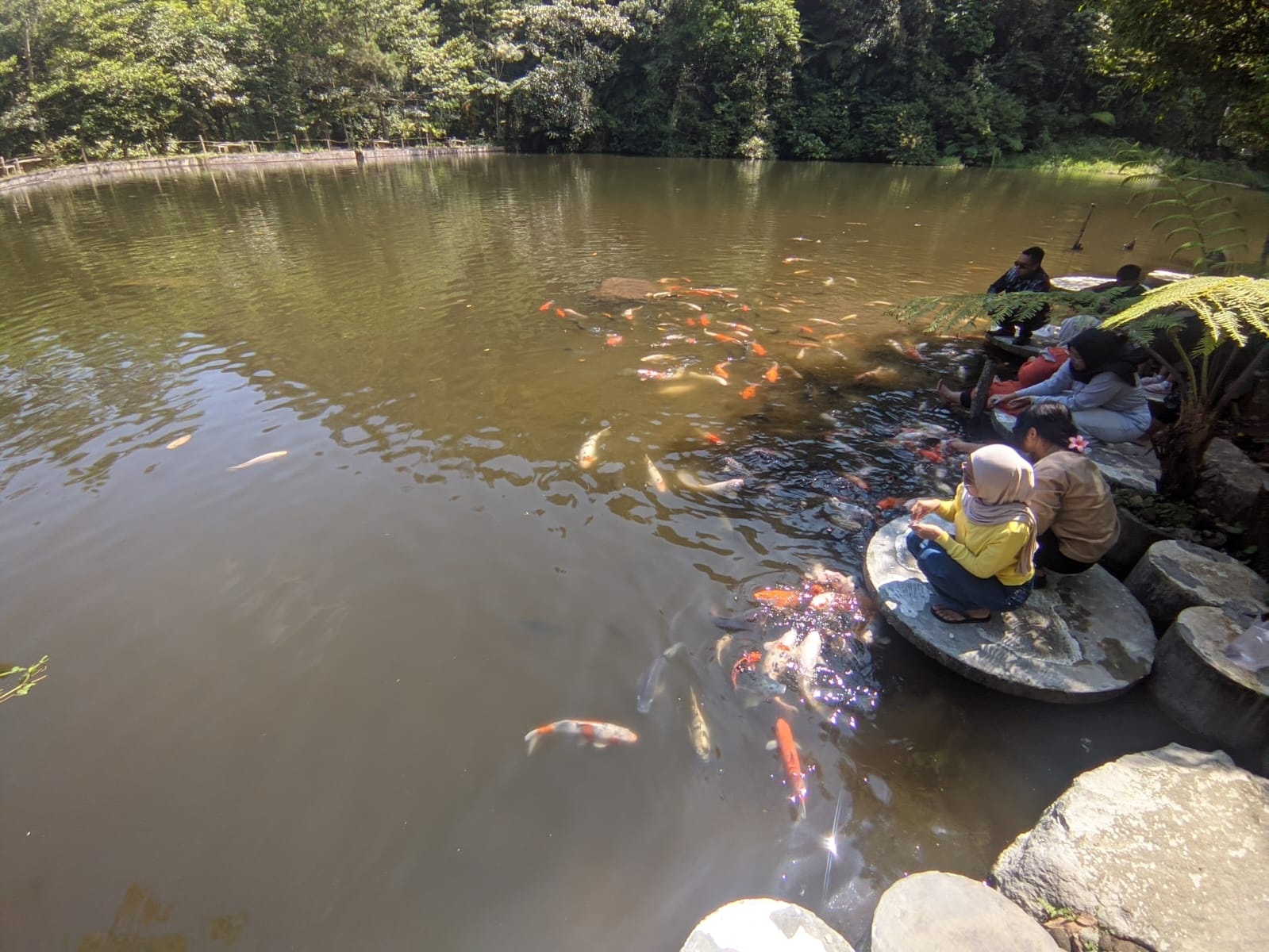 Wisata Telaga dengan Suasana Asri di Wonogiri