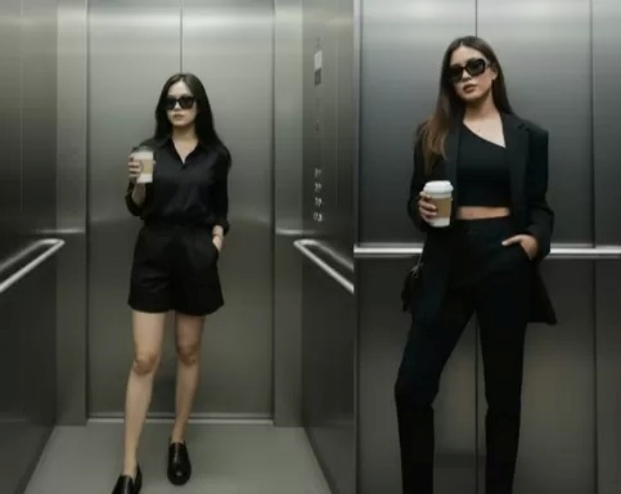 Prompt Foto di Lift yang lagi viral.