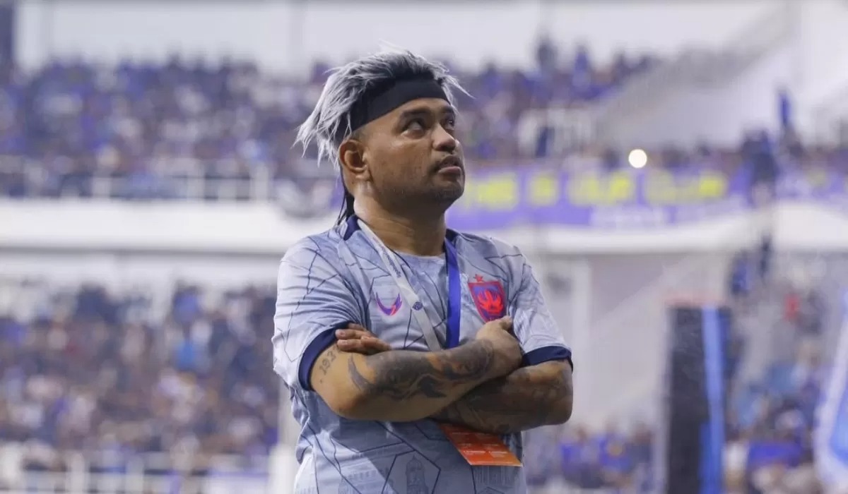 Kepareng saat ada di tribune.