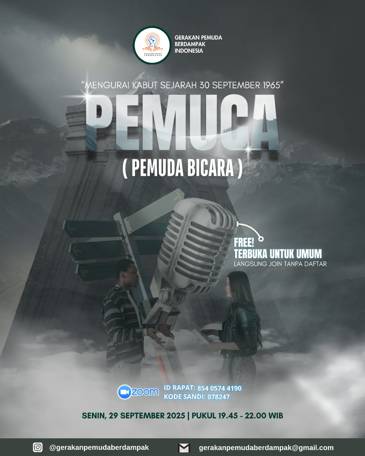 GPBI Gelar Diskusi &ldquo;PEMUCA&rdquo; Bahas Sejarah G30S PKI