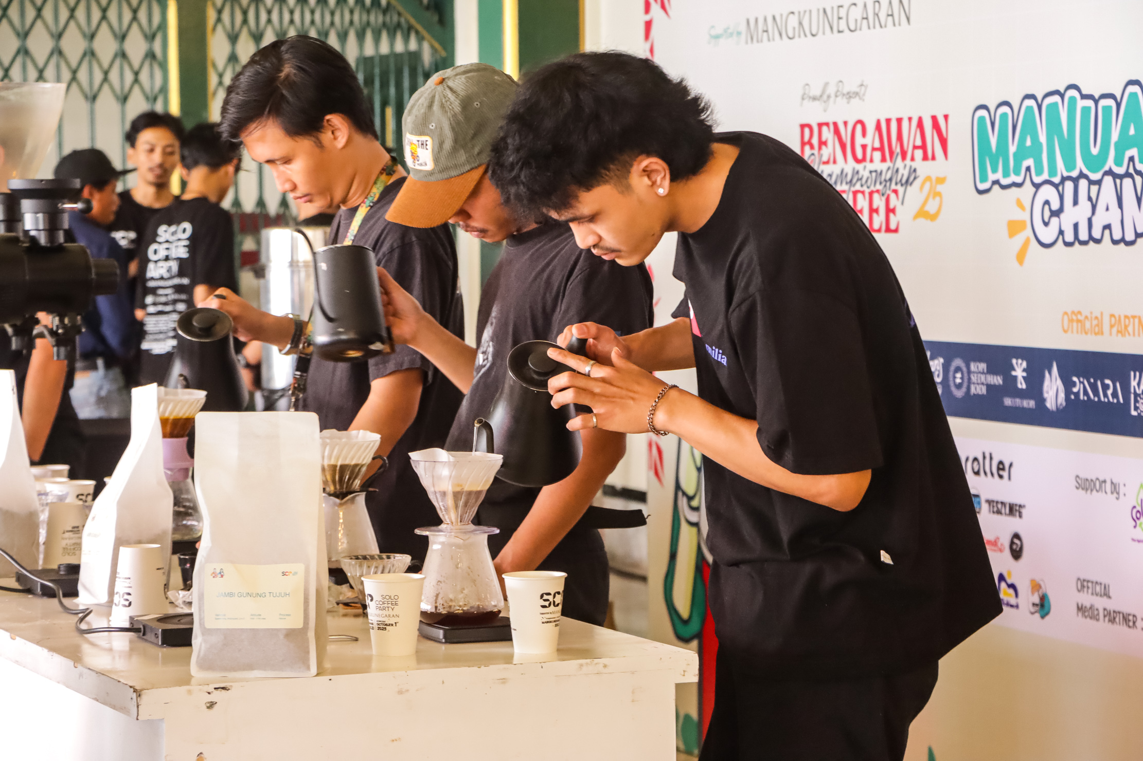 Ajang Solo Coffee Party digelar di Prangwedanan Pura Mangkunegaran, Rabu (1/10/2025)