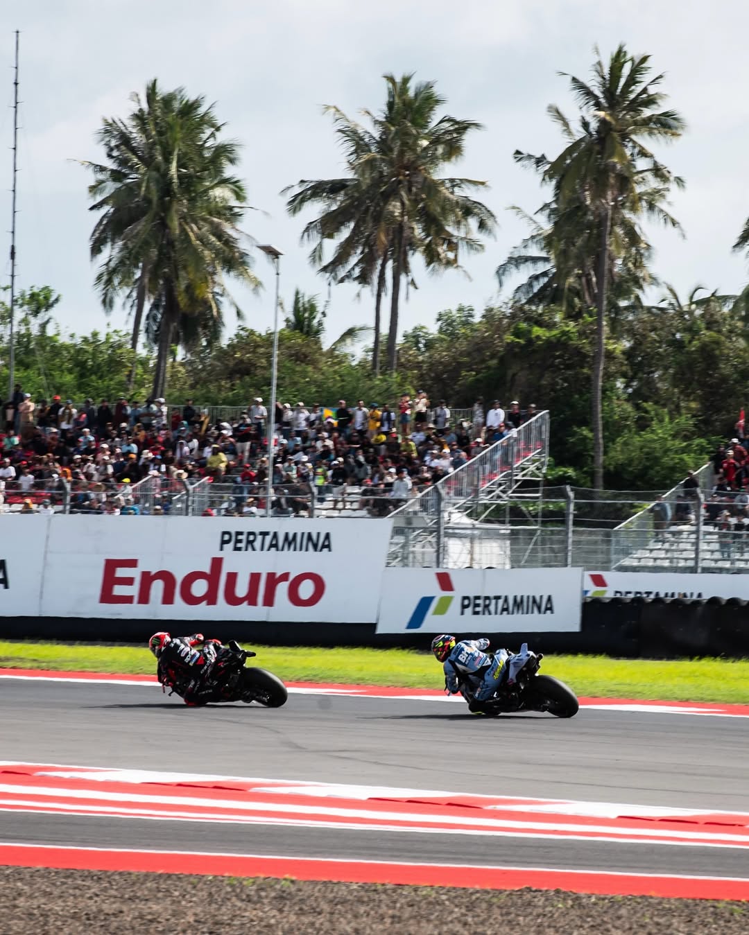 Fermin Aldeguer berlaga di MotoGP Mandalika 2025.