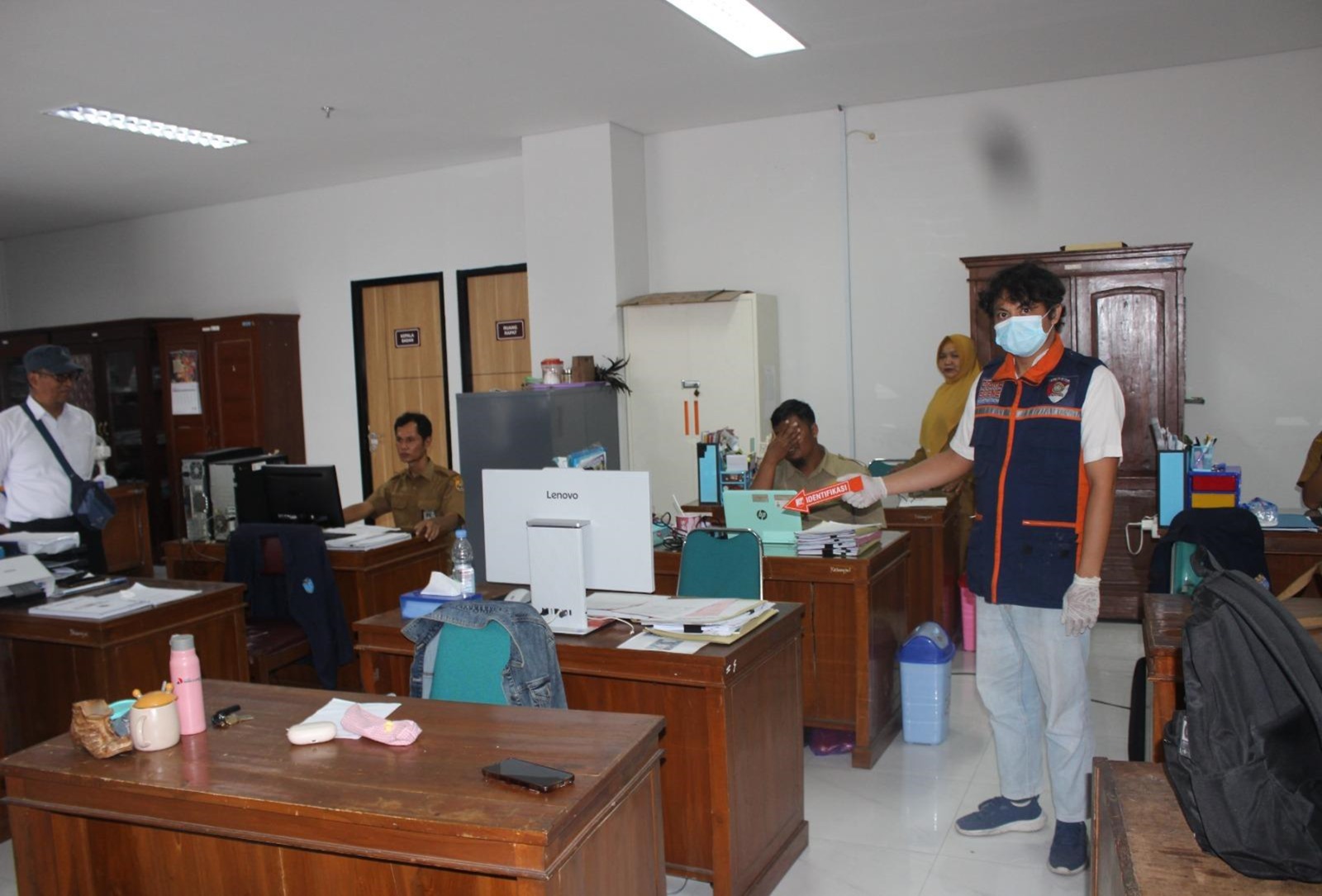 Aksi Koboi Seorang Residivis di Kantor Kesbangpol Kabupaten Sragen