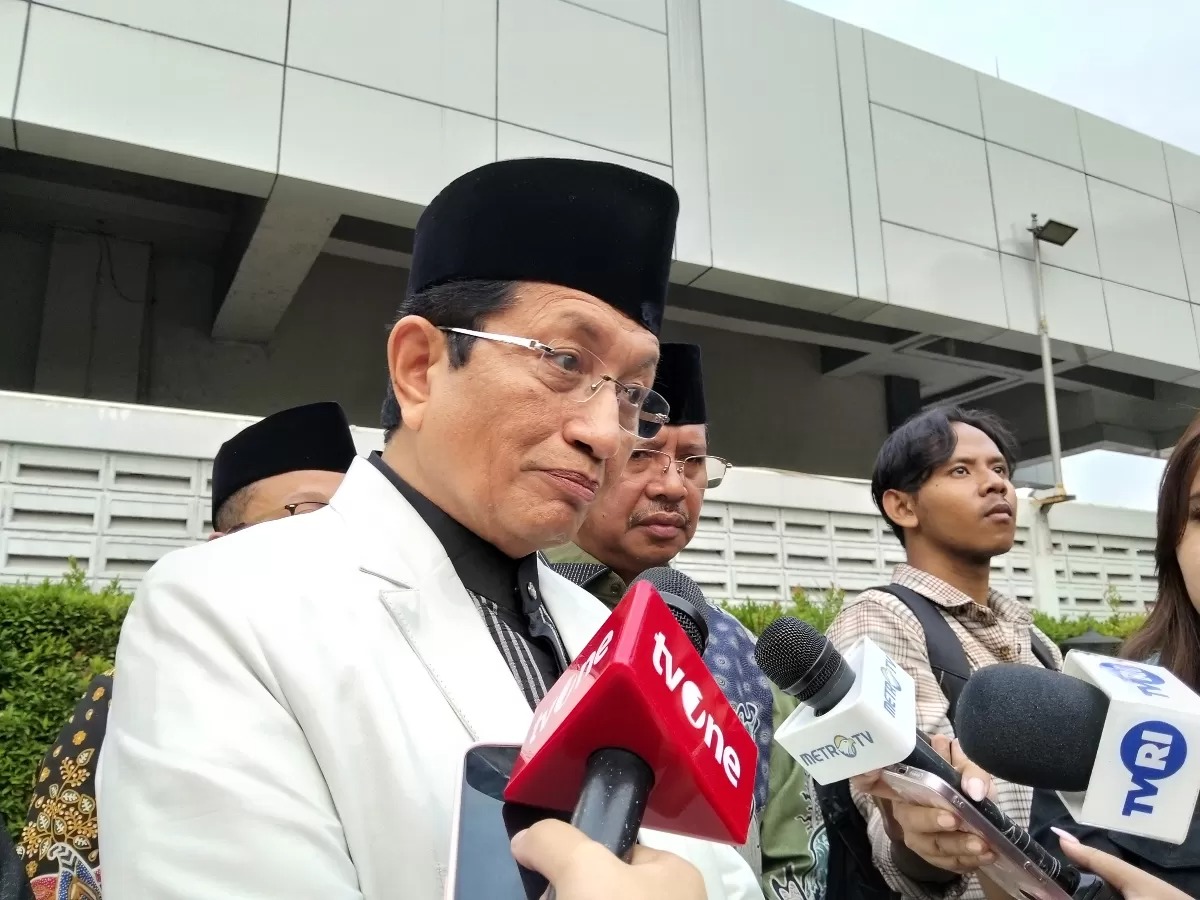 Menteri Agama (Menag) Nasaruddin Umar memberikan komentar terkait video Trans7 yang tendensius terhadap santri dan kiai di Jakarta (15/10/2025).