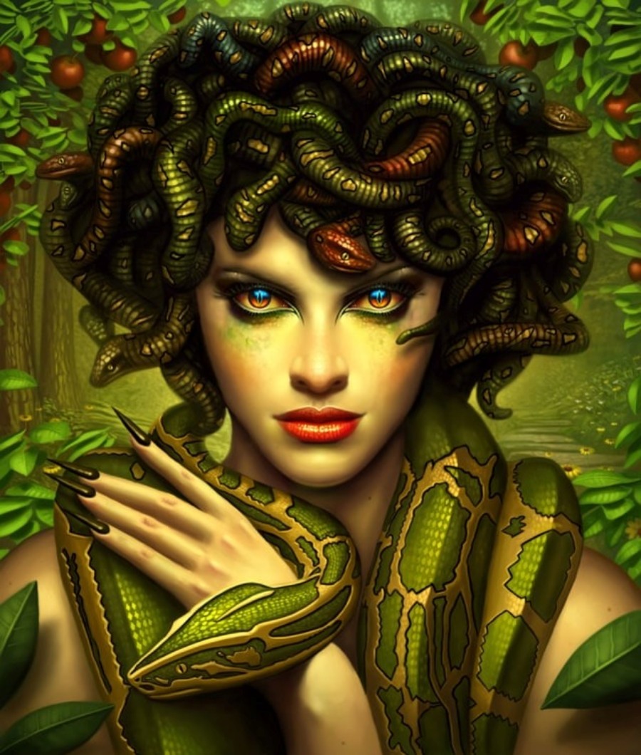 Ilustrasi Medusa.