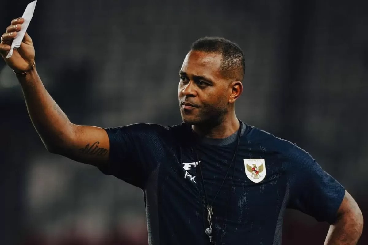 Patrick Kluivert saat mendampingi Timnas Indonesia di putaran keempat Kualifikasi Piala Dunia 2026. 