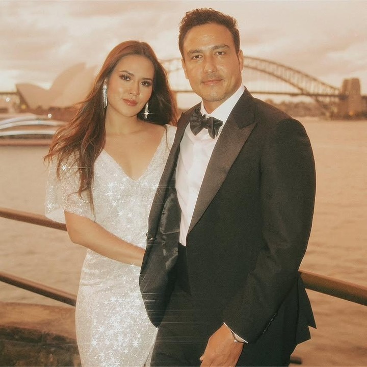 Pasangan selebriti Raisa Andriana dan Hamish Daud.