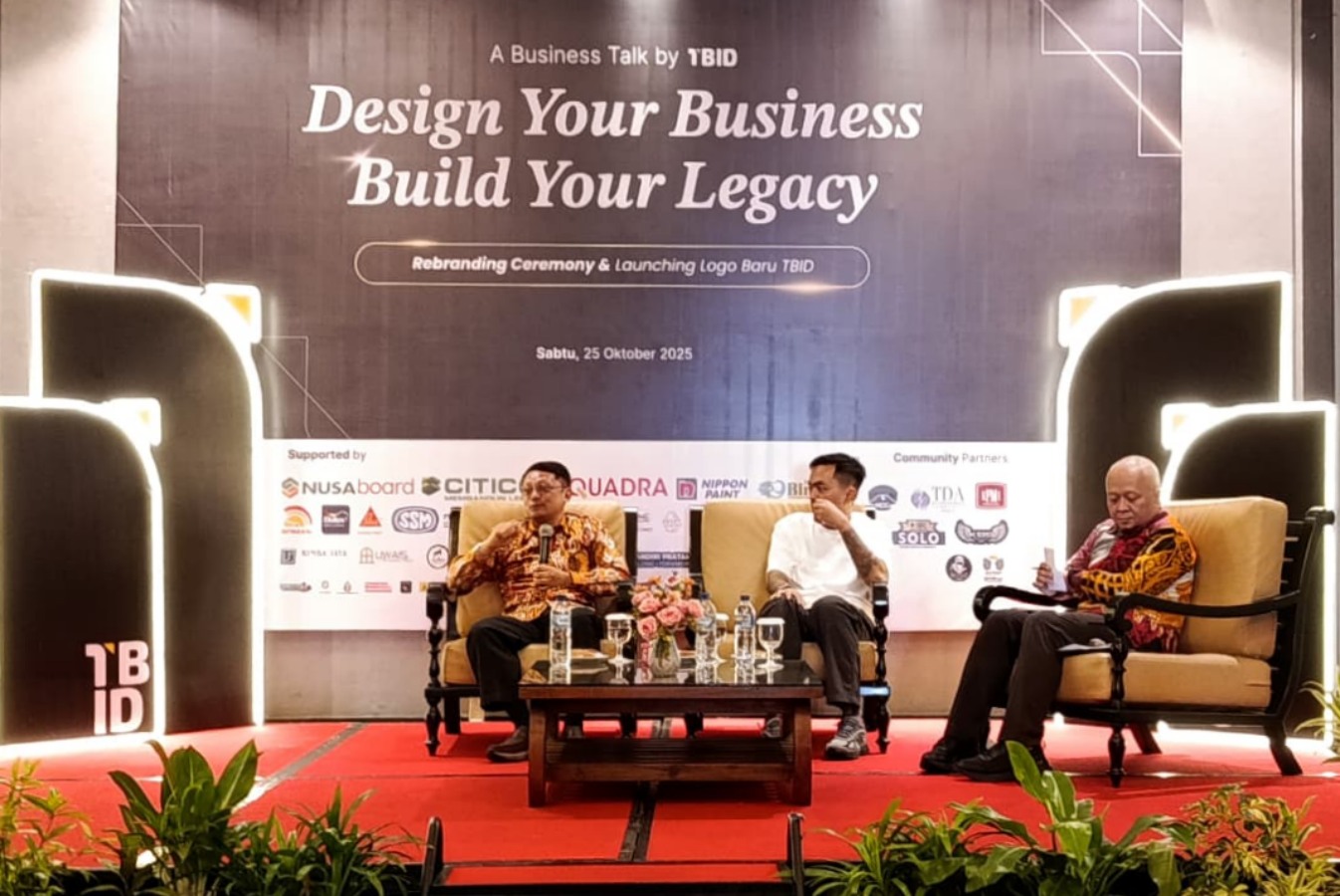 TBID luncurkan logo baru & gelar Bincang Bisnis (220 mitra) di&nbsp;Swiss Bell Hotel Surakarta pada Sabtu pagi (25/10/2025).