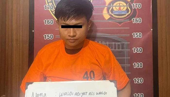 Bripda Waldi oknum polisi pelaku pembunuhan di Jambi.
