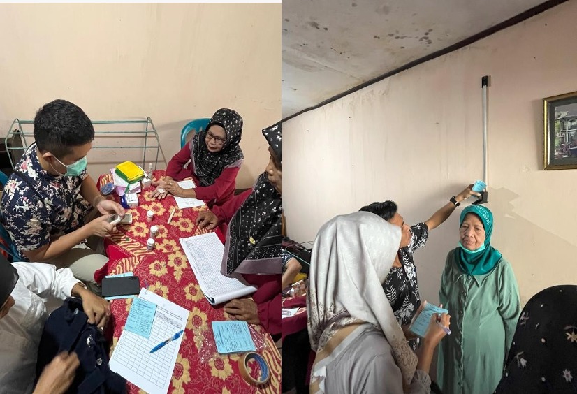 Grup Riset Nutrition and Health UNS Lakukan Skrining Penyakit Tidak Menular dan Edukasi Gizi bagi Lansia di Surakarta.