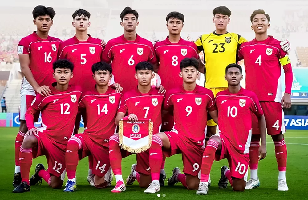 Skuad Timnas Indonesia U-17.