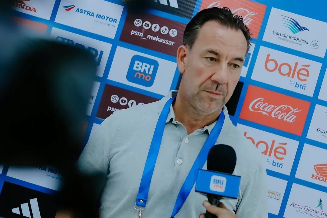 Pelatih PSIM Yogjakarta Jean-Paul van Gastel.