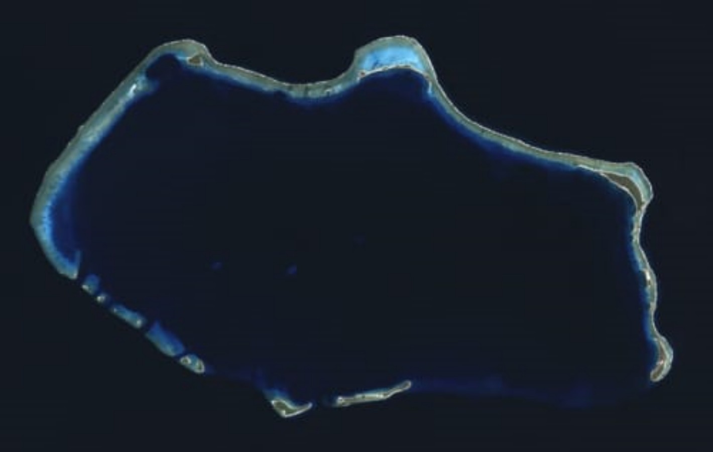 Ilustrasi Pulau Bikini Atoll.