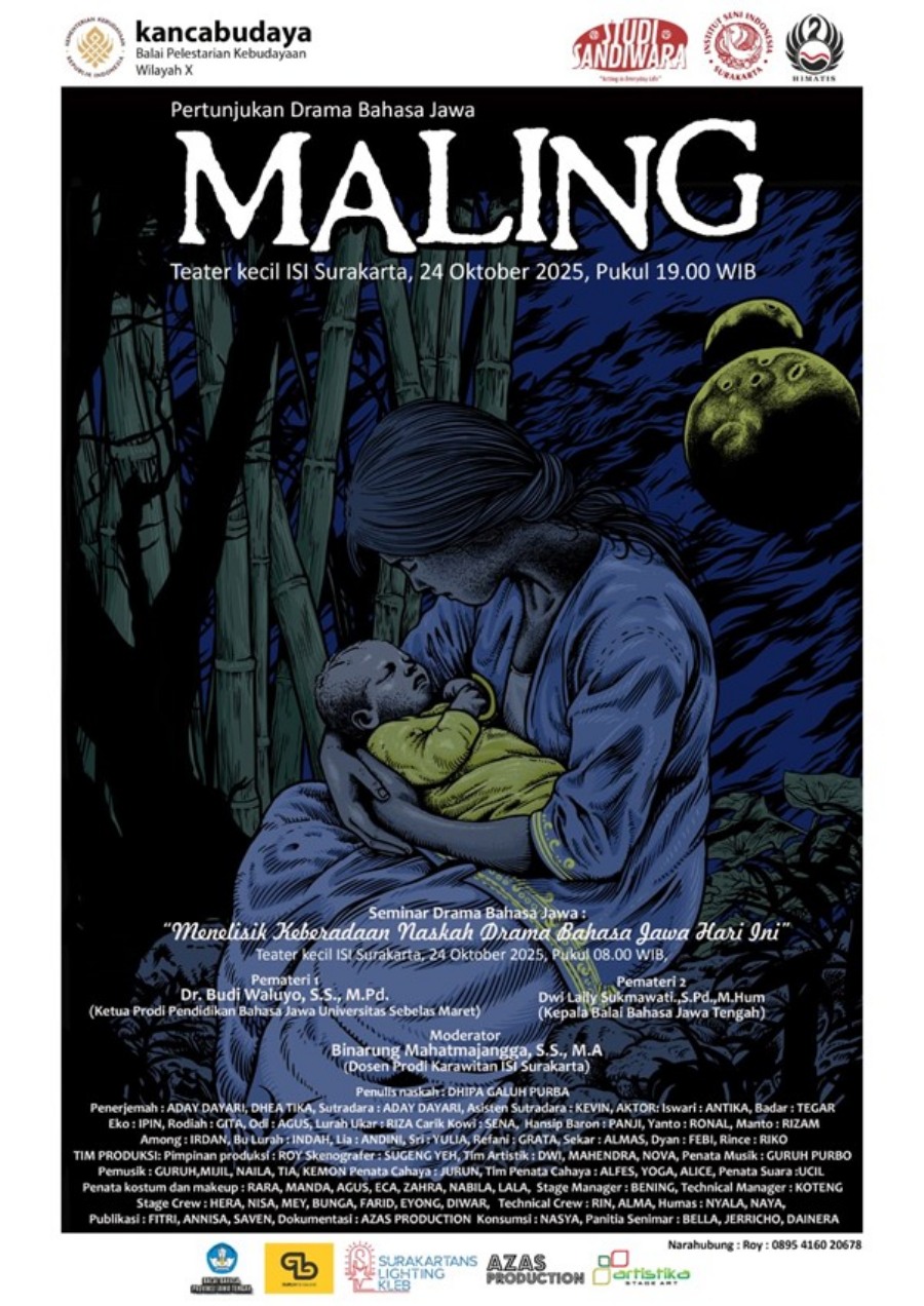 Poster Naskah &ldquo;Maling&rdquo;.