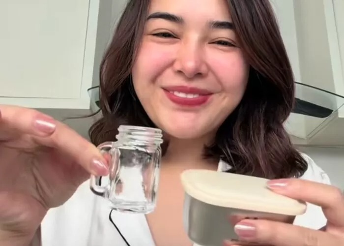 Amanda Manopo siapkan bekal mini untuk sang suami.