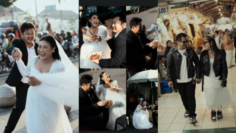 Calon Suami Boiyen yang Bergelar Doktor, Prewedding Unik di Pasar Beringharjo.