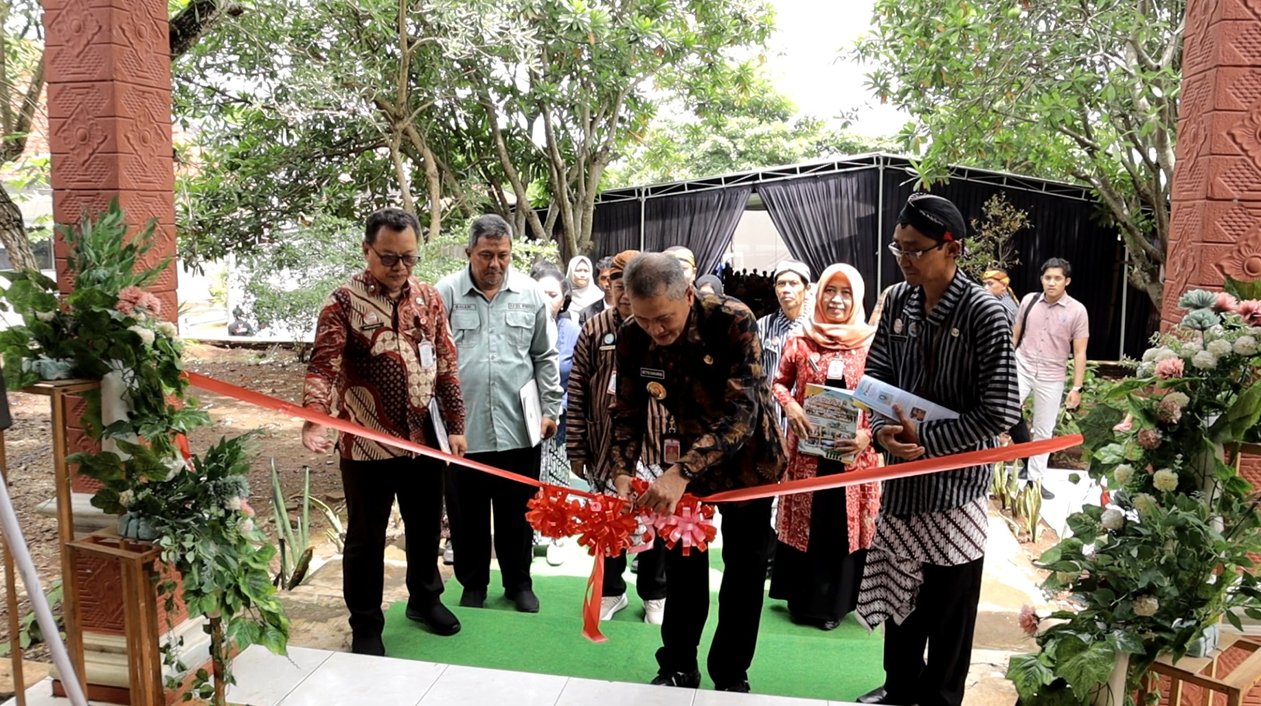 Peresmian gedung budaya adiwiyata.