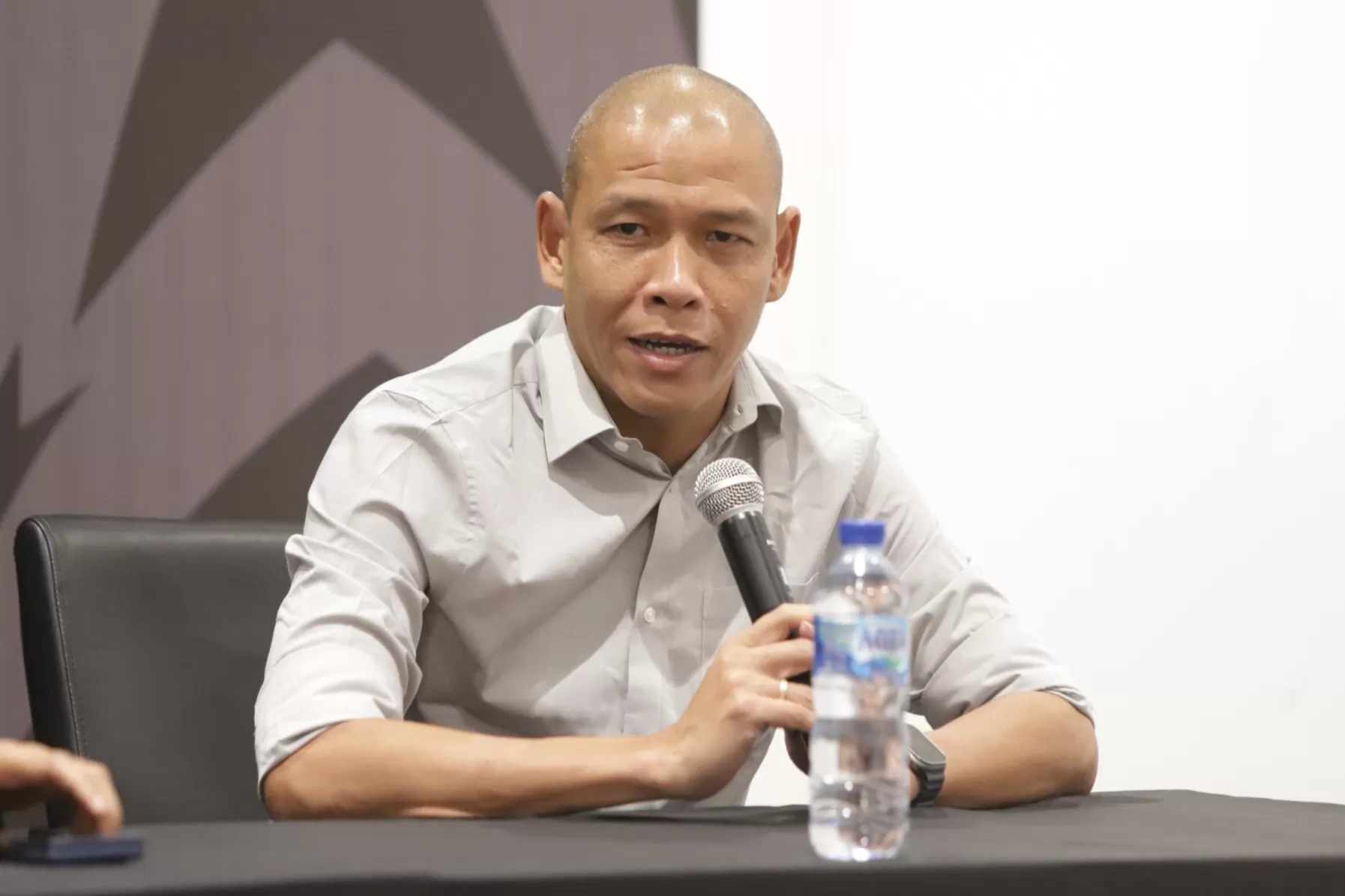 Pelatih Timnas Indonesia U-20 Nova Arianto. 