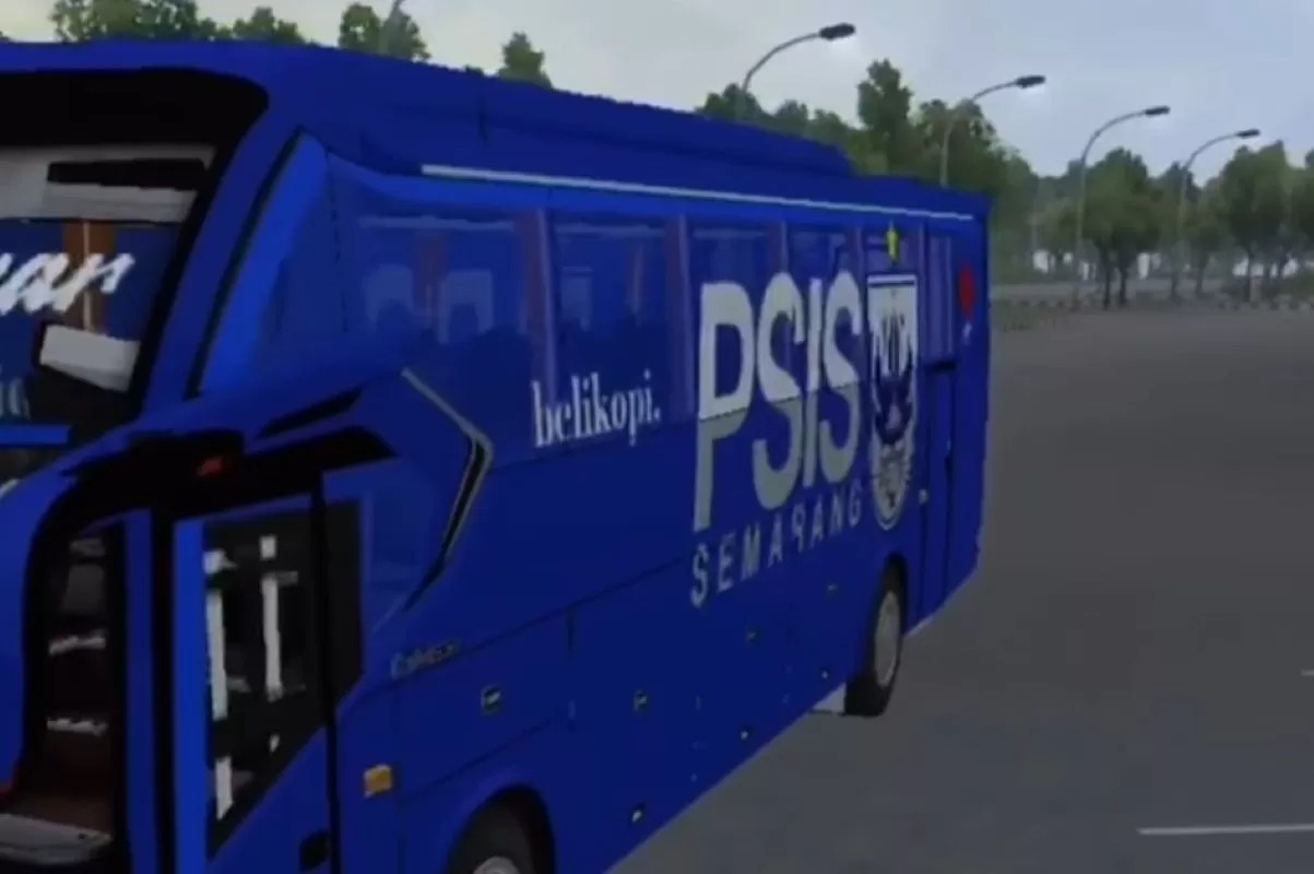 Bus baru PSIS Semarang dengan desain segar.