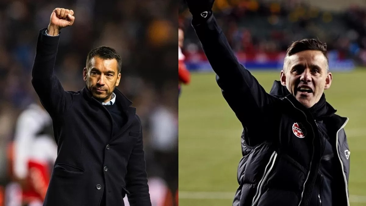 Adu prestasi Giovanni van Bronckhorst (kiri) vs John Herdman, dua kandidat kuat pelatih Timnas Indonesia.