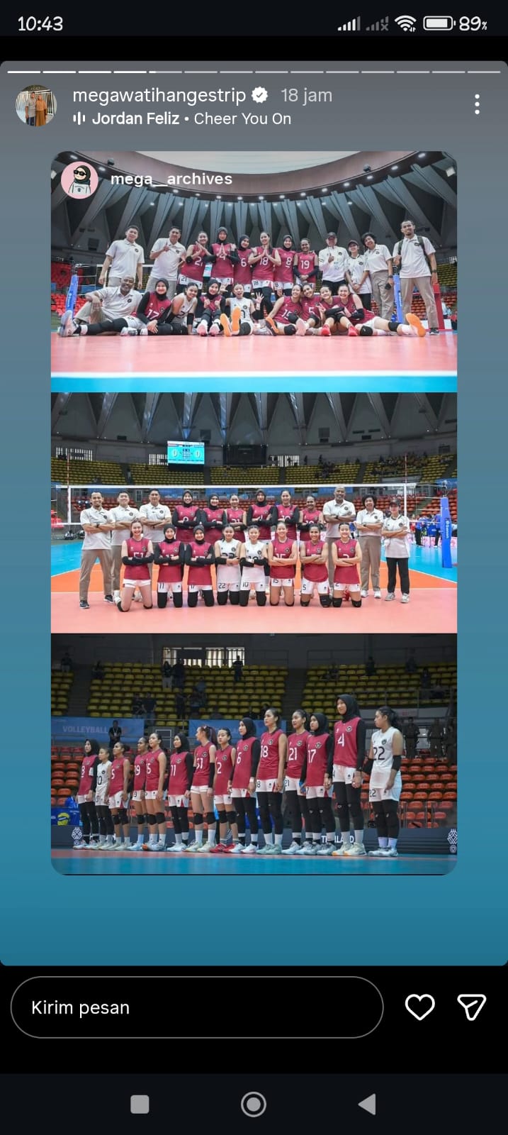 Timnas Voli Putri Indonesia memastikan diri lolos ke semifinal SEA Games 2025 setelah menang telak 3-0 atas Myanmar pada laga Grup B.