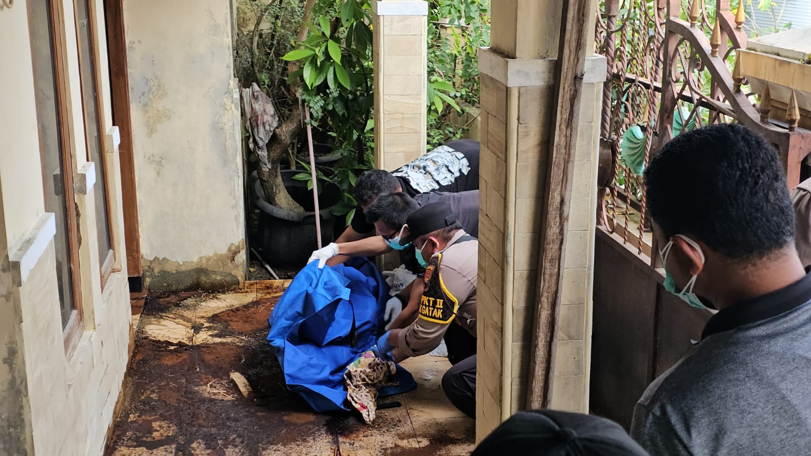 Seorang pria ditemukan meninggal dunia di rumah kontrakan Perum New Garden, Gatak, Sukoharjo.