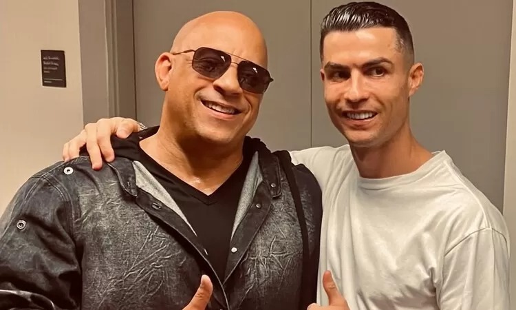 Vin Diesel dan Cristiano Ronaldo.