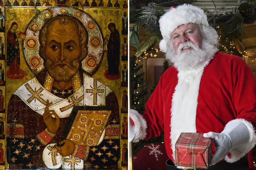 Transformasi Santo Nicholas menjadi Santa Claus sebagai simbol perayaan Natal modern