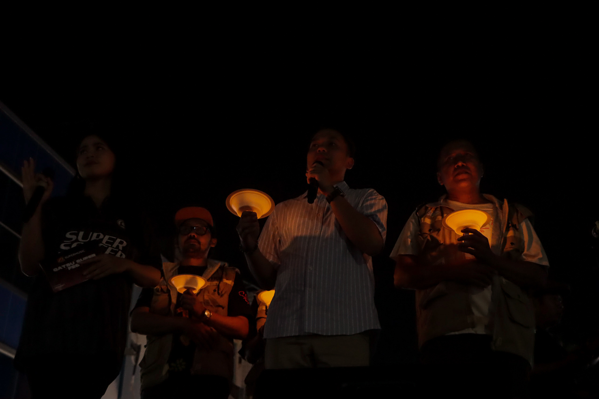 Wali Kota Solo Respati Ardi hadiri Tahun Baru Tanpa Kembang Api di Car Free Night.