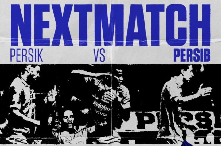 Poster promosi laga Persik vs Persib.