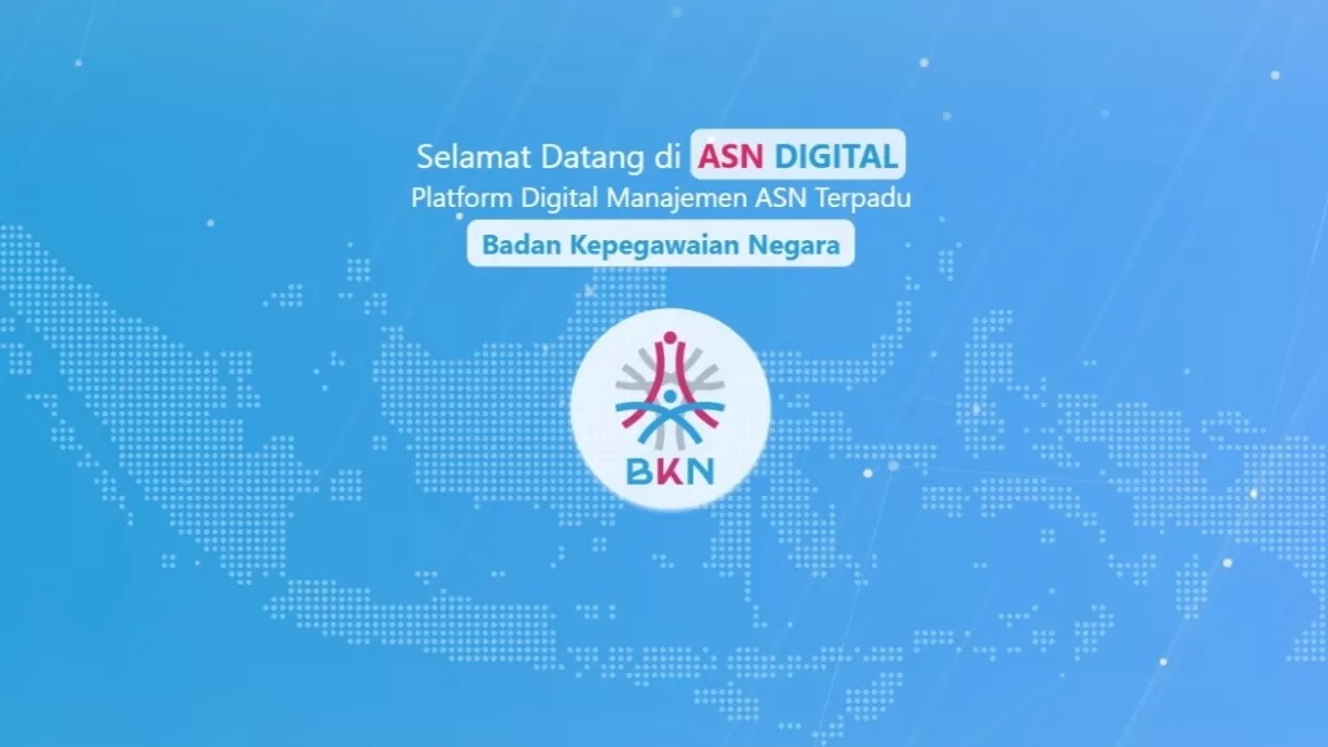 Laman ASN Digital yang jadi superapp bagi para PNS.