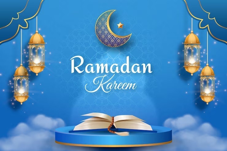Ilustrasi bulan Ramadhan.