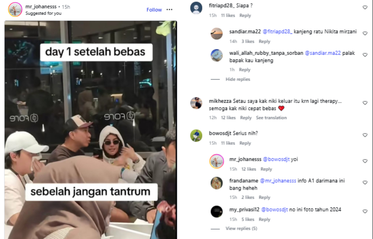 Beredar foto Nikita Mirzani diduga sudah bebas, benarkah?