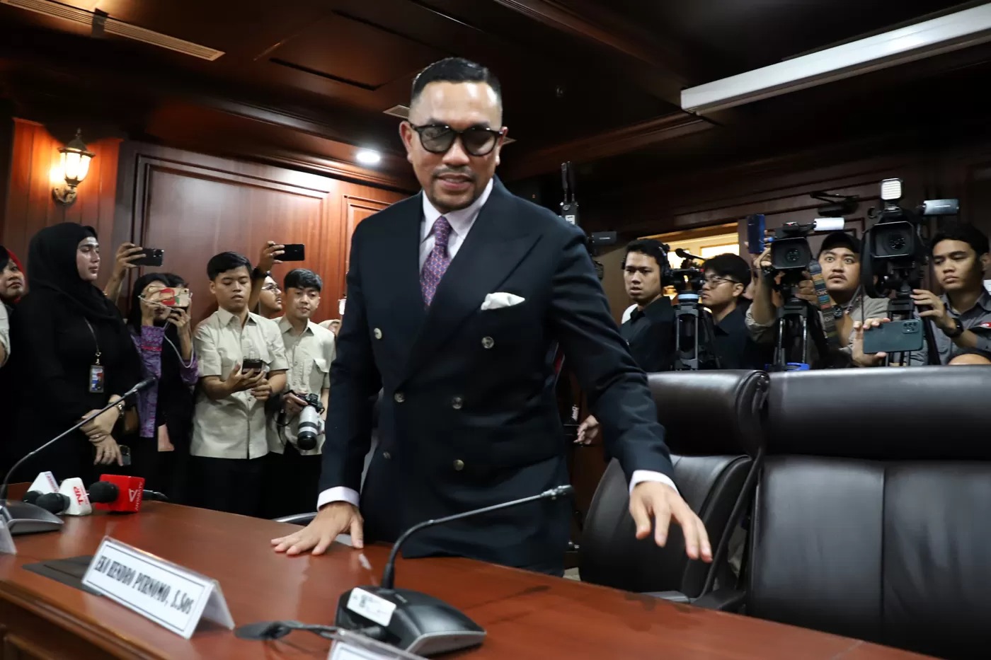 Anggota DPR RI nonaktif Ahmad Sahroni.