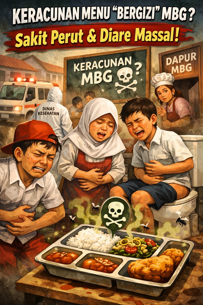 ILUSTRASI Keracunan MBG
