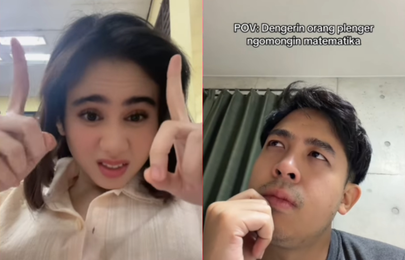 Sejumlah public figure ikuti tren 1 tambah 1 sama dengan 2 yang viral di TikTok.