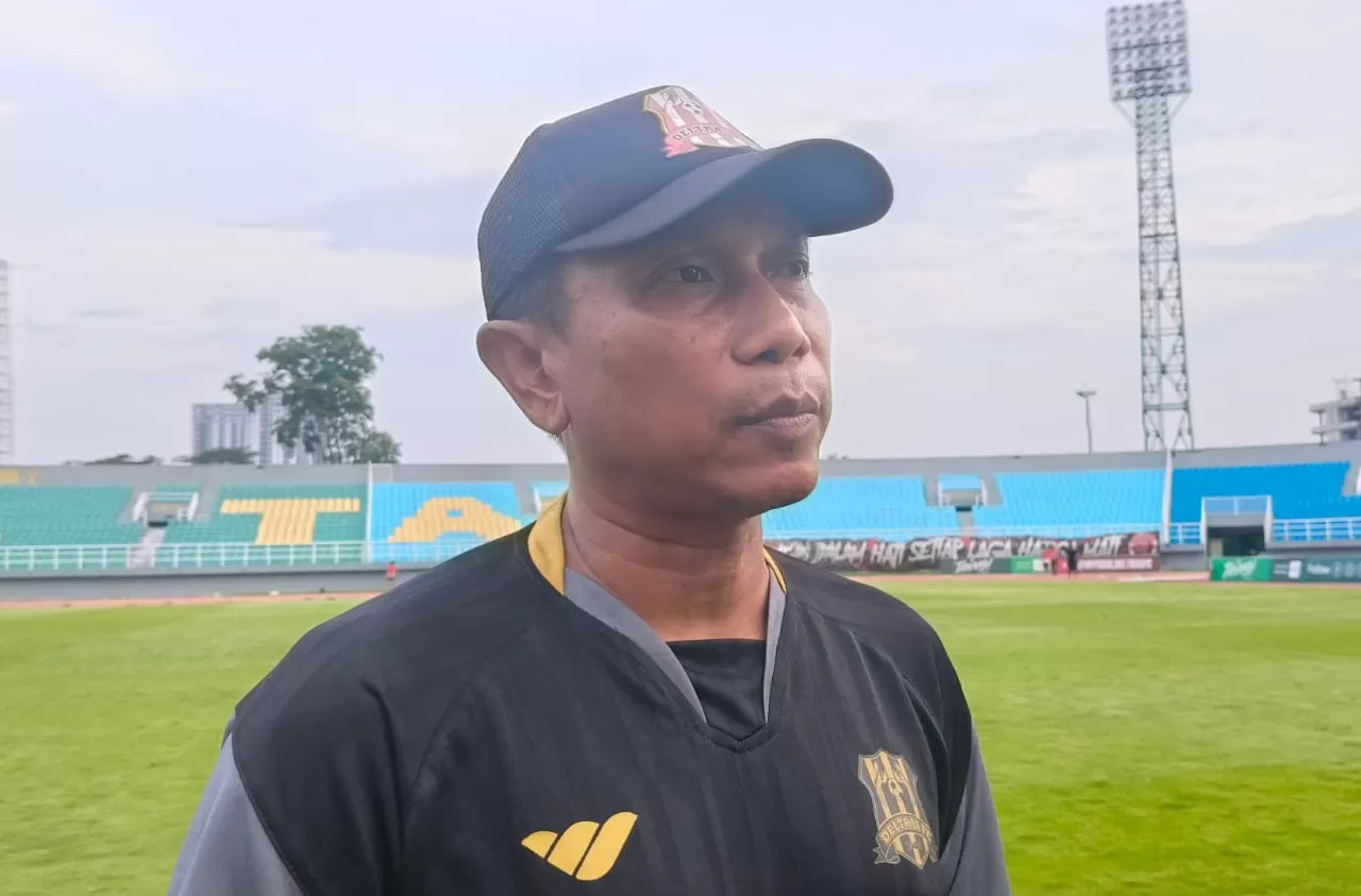 Pelatih Deltras FC Widodo Cahyono Putro.