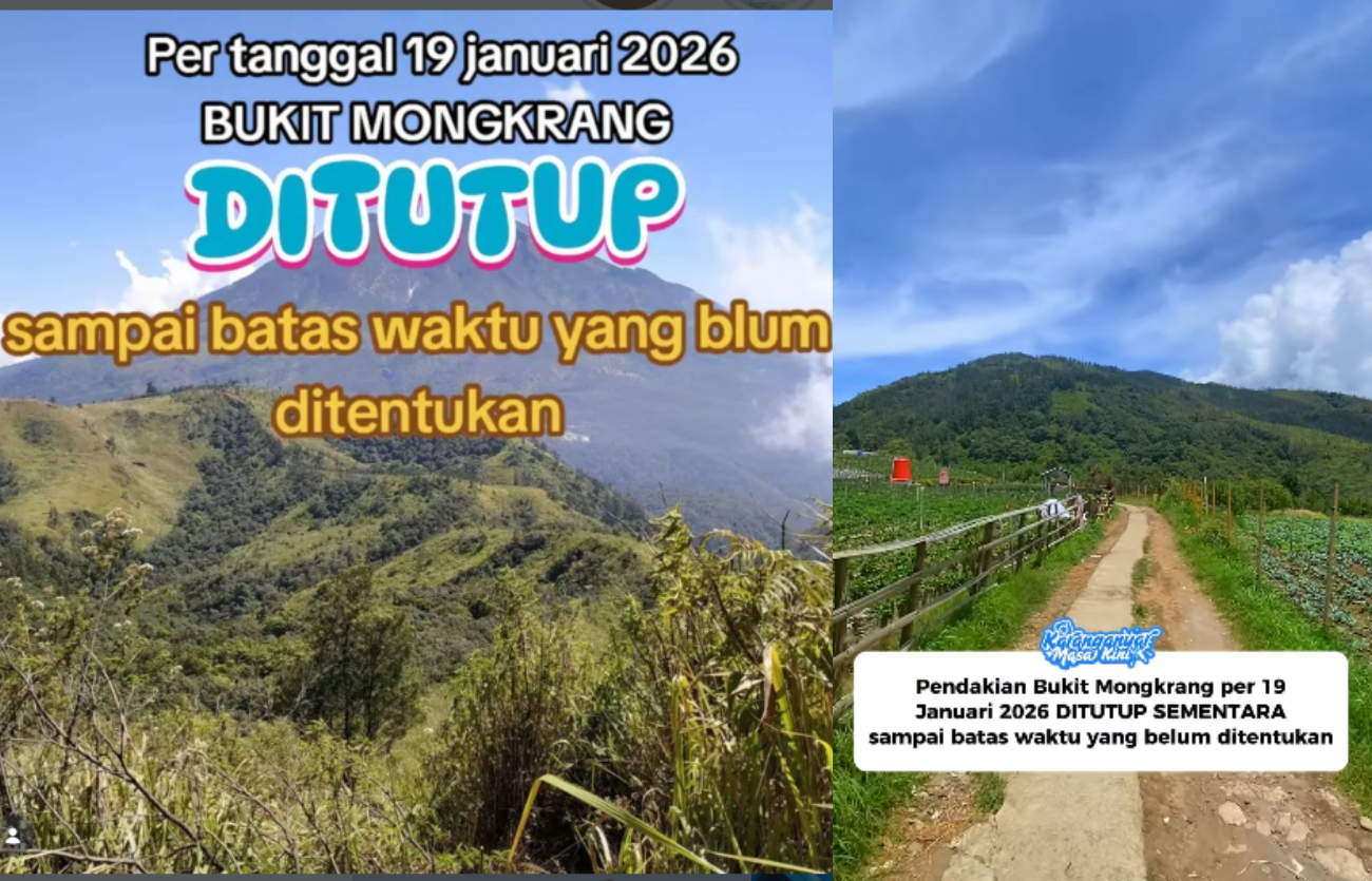 Bukit Mongkrang ditutup.