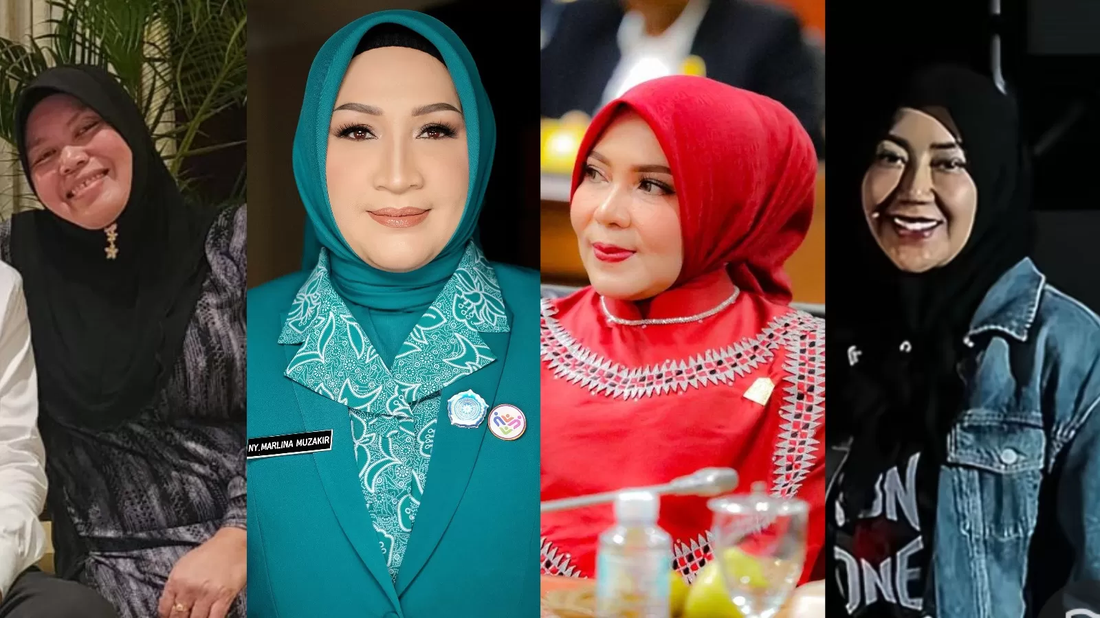Istri-istri Gubernur Aceh Muzakir Manaf atau Mualem.