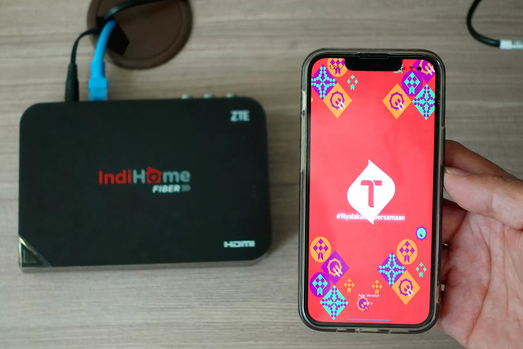 Ilustrasi wifi Indihome Telkomsel.