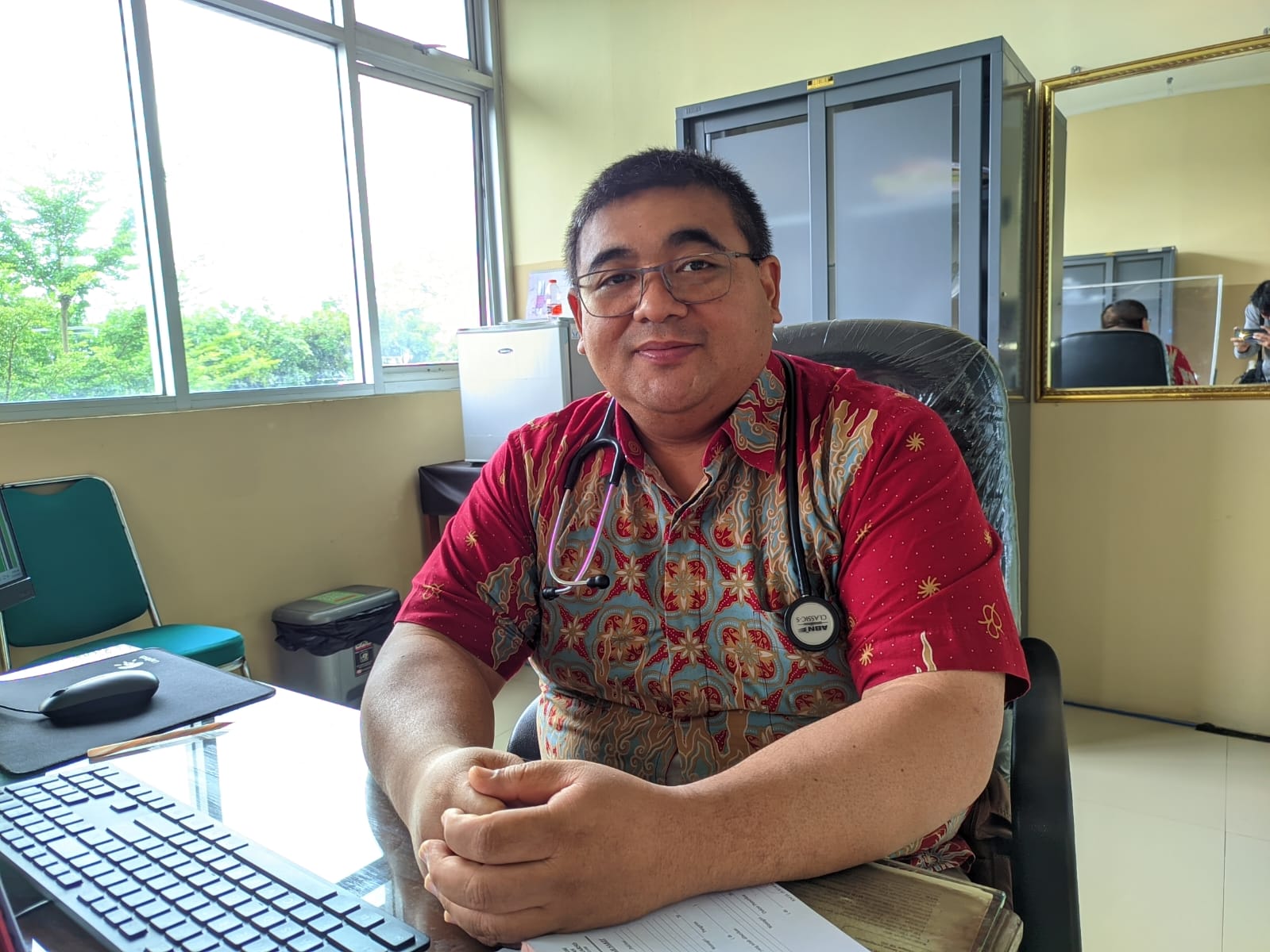 Dokter spesialis paru di RSUD dr. Soediran Mangun Sumarso Wonogiri dr. Bimo Nugroho, Sp. P