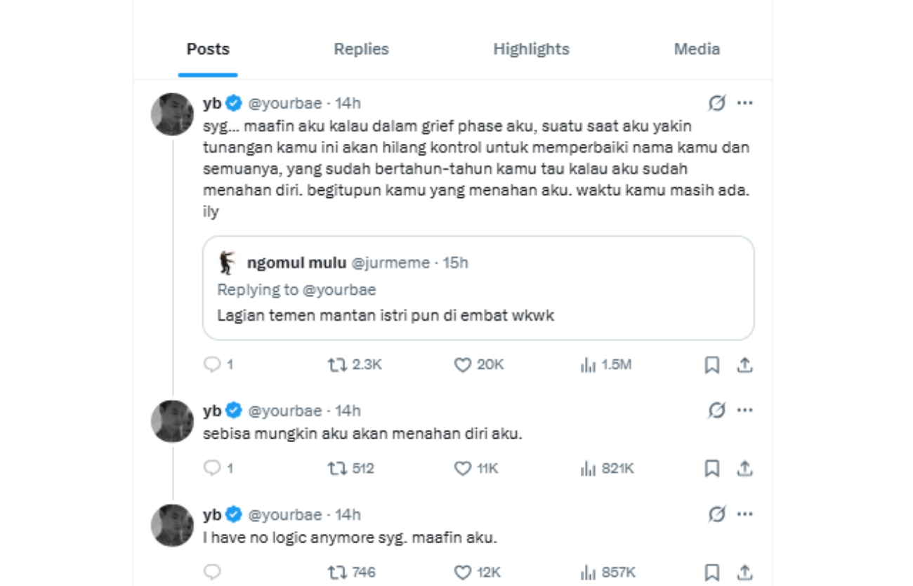 Reza Arap balas nyinyiran netizen soal hubungannya dengan Lula Lahfah di tengah kabar duka.