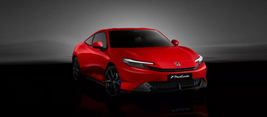 Tampak samping Honda Prelude 2026.