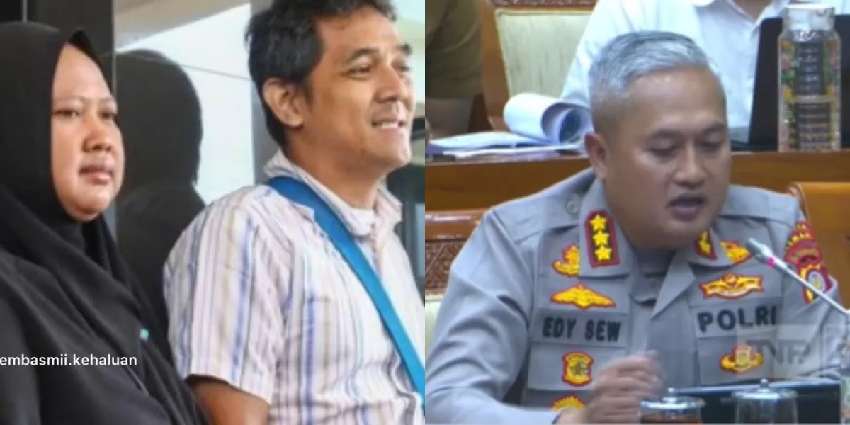 Menyoroti kasus penetapan tersangka suami yang sempat membela istrinya dari todongan penjambret di Sleman, Yogyakarta.