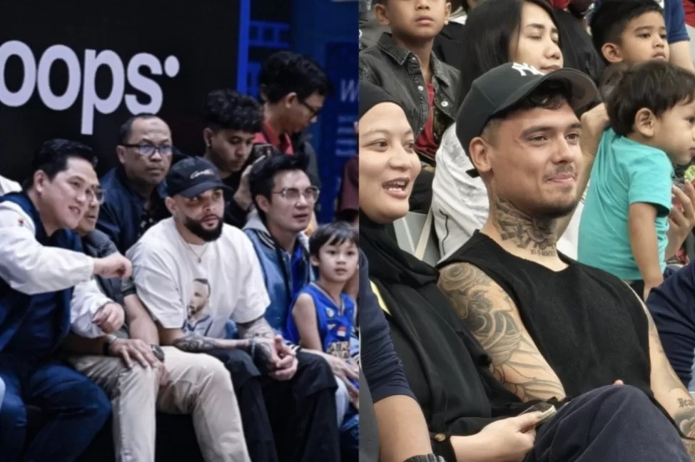 Shayne Pattynama nonton Piala Asia Futsal 2026 dan Layvin Kurzawa menyaksikan Satria Muda Pertamina Bandung.