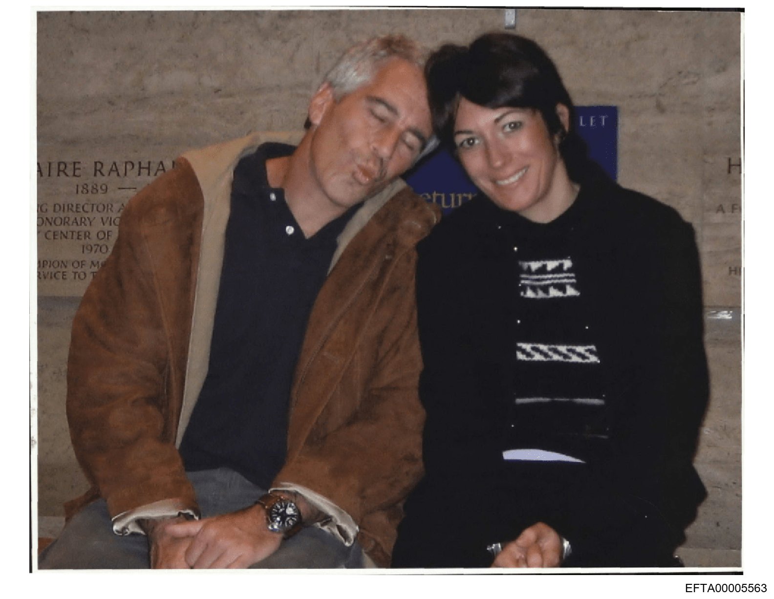 Ghislaine Maxwell dan Jeffrey Eipstein.