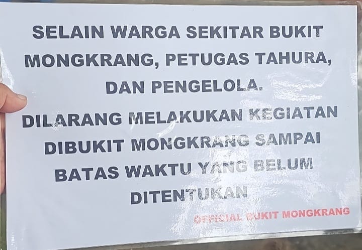 Pengelola masih membatasi pendakian untuk umum demi evaluasi dan keselamatan.