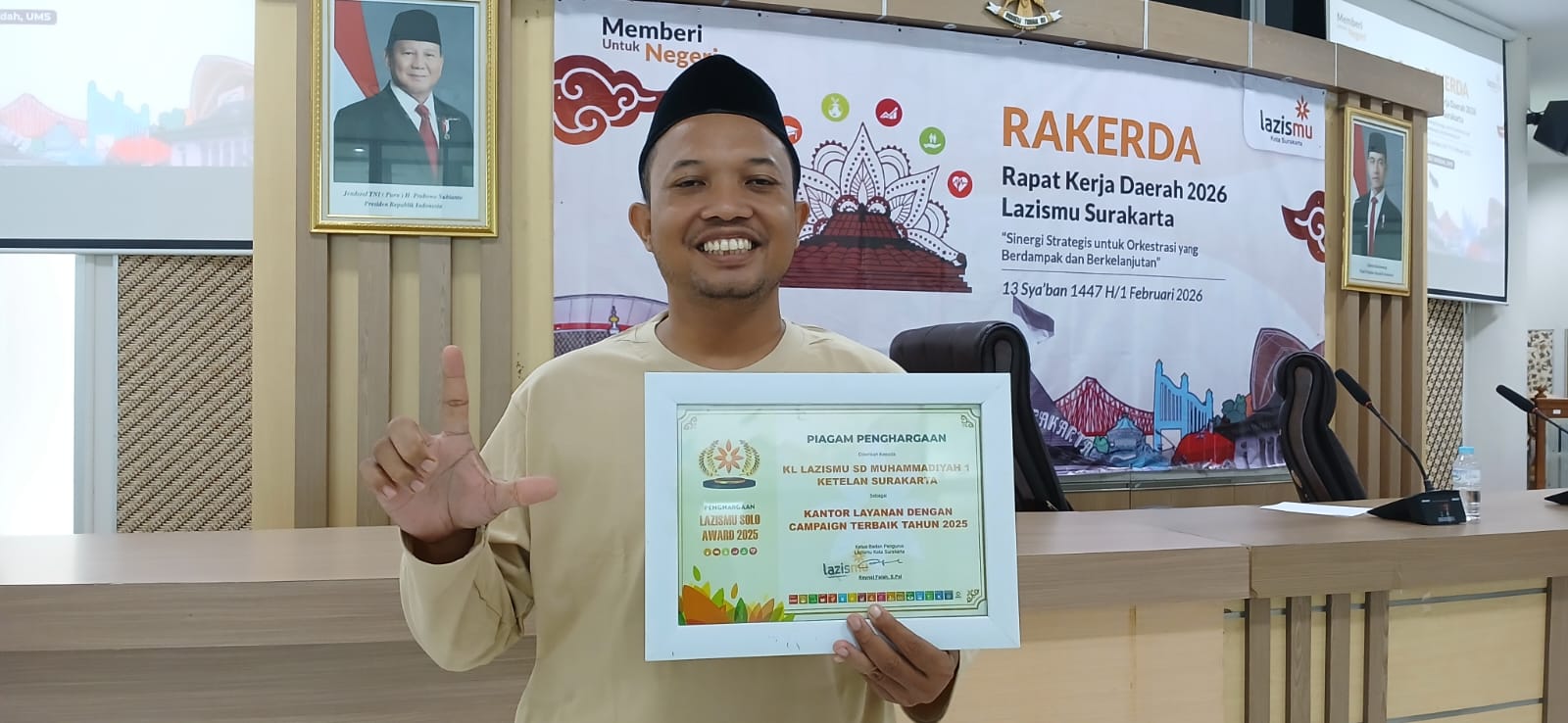SD Muhammadiyah 1 Solo Raih Penghargaan KL Lazismu Campaign Terbaik Tahun 2025